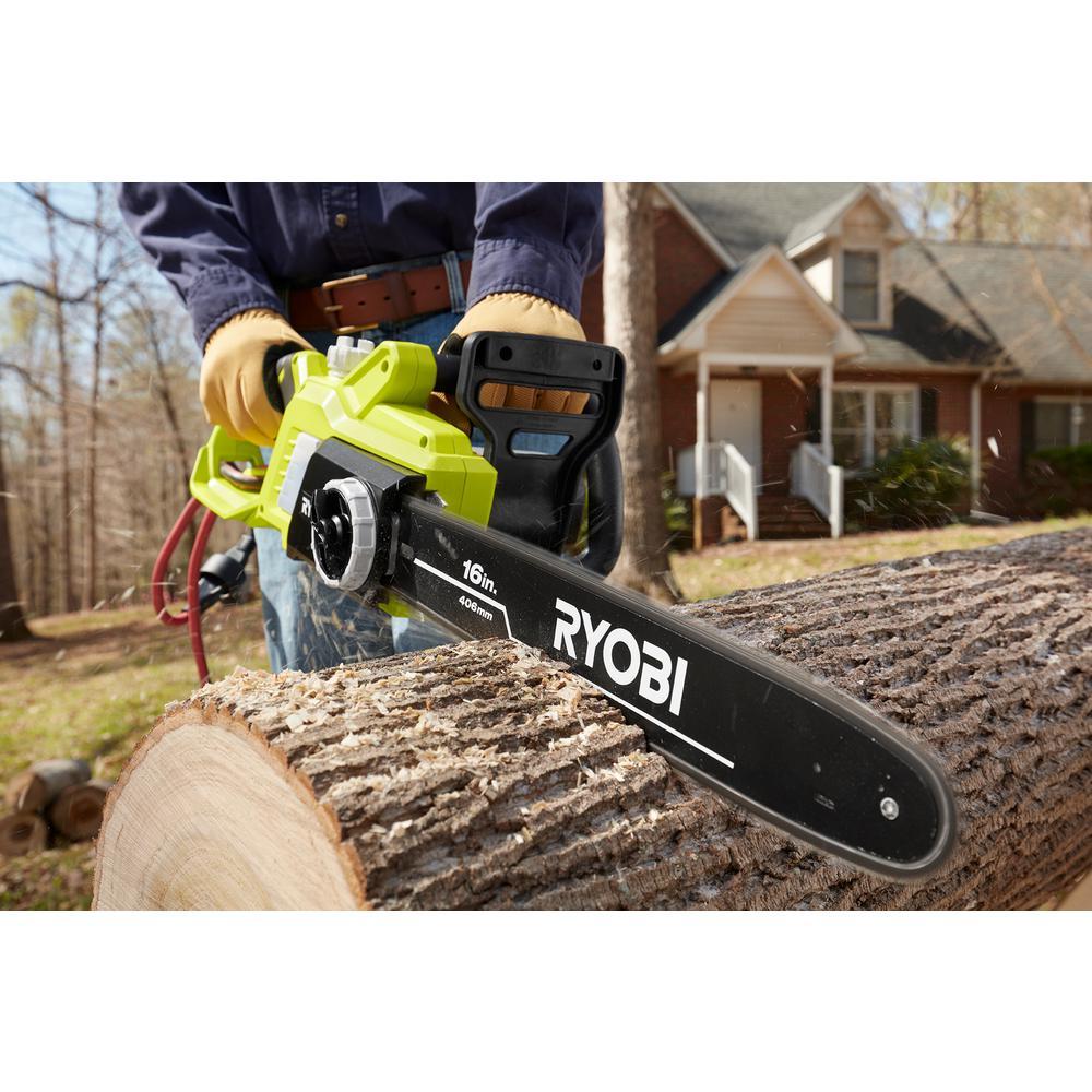 13 AMP ELECTRIC 16″ CHAINSAW | RYOBI