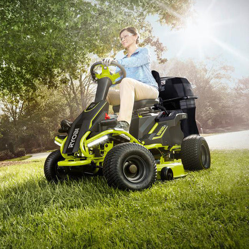 ELECTRIC RIDING MOWER BAGGER ATTACHMENT | RYOBI