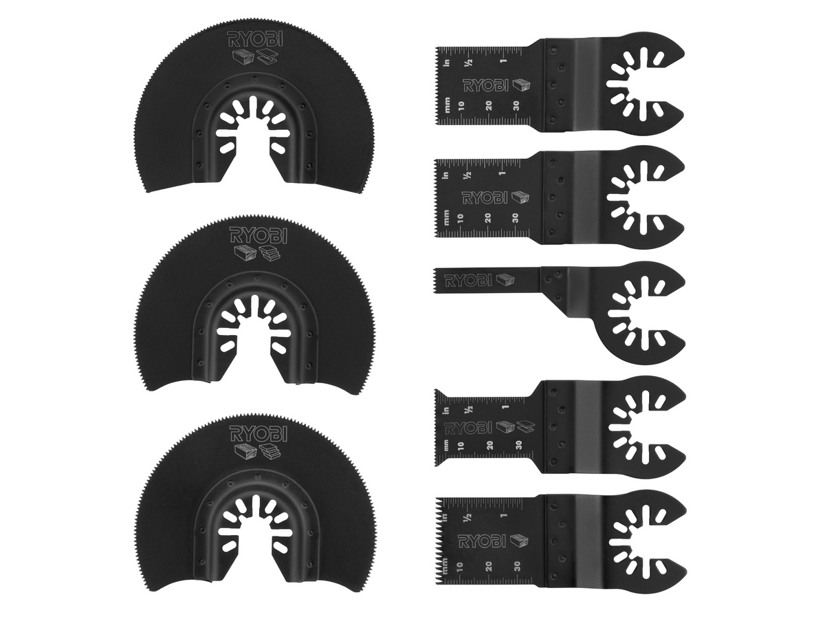8 PC MULTI-MATERIAL OSCILLATING BLADE | RYOBI