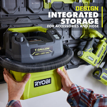 18V ONE+ 1 GALLON WET/DRY VACUUM | RYOBI