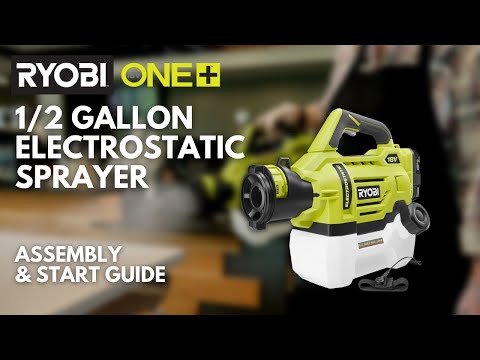 18V ONE+ 1/2 GALLON ELECTROSTATIC SPRAYER KIT | RYOBI
