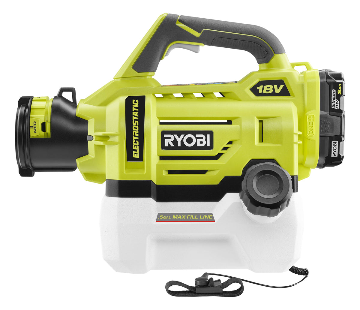 18V ONE+ 1/2 GALLON ELECTROSTATIC SPRAYER KIT | RYOBI