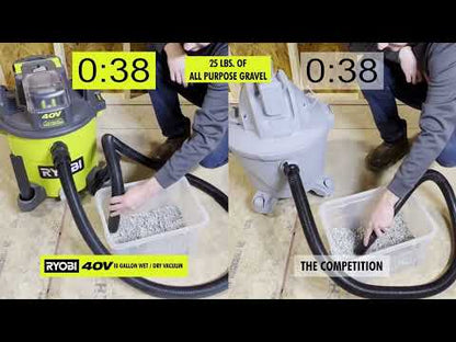 40V 10 GALLON WET/DRY VACUUM KIT | RYOBI