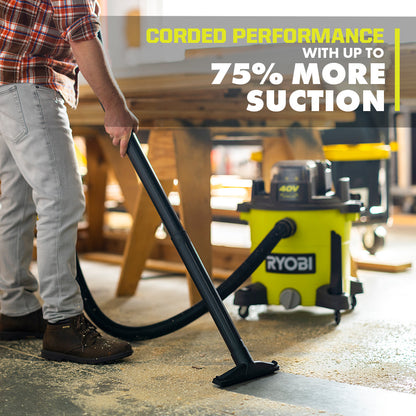 40V 10 GALLON WET/DRY VACUUM KIT | RYOBI