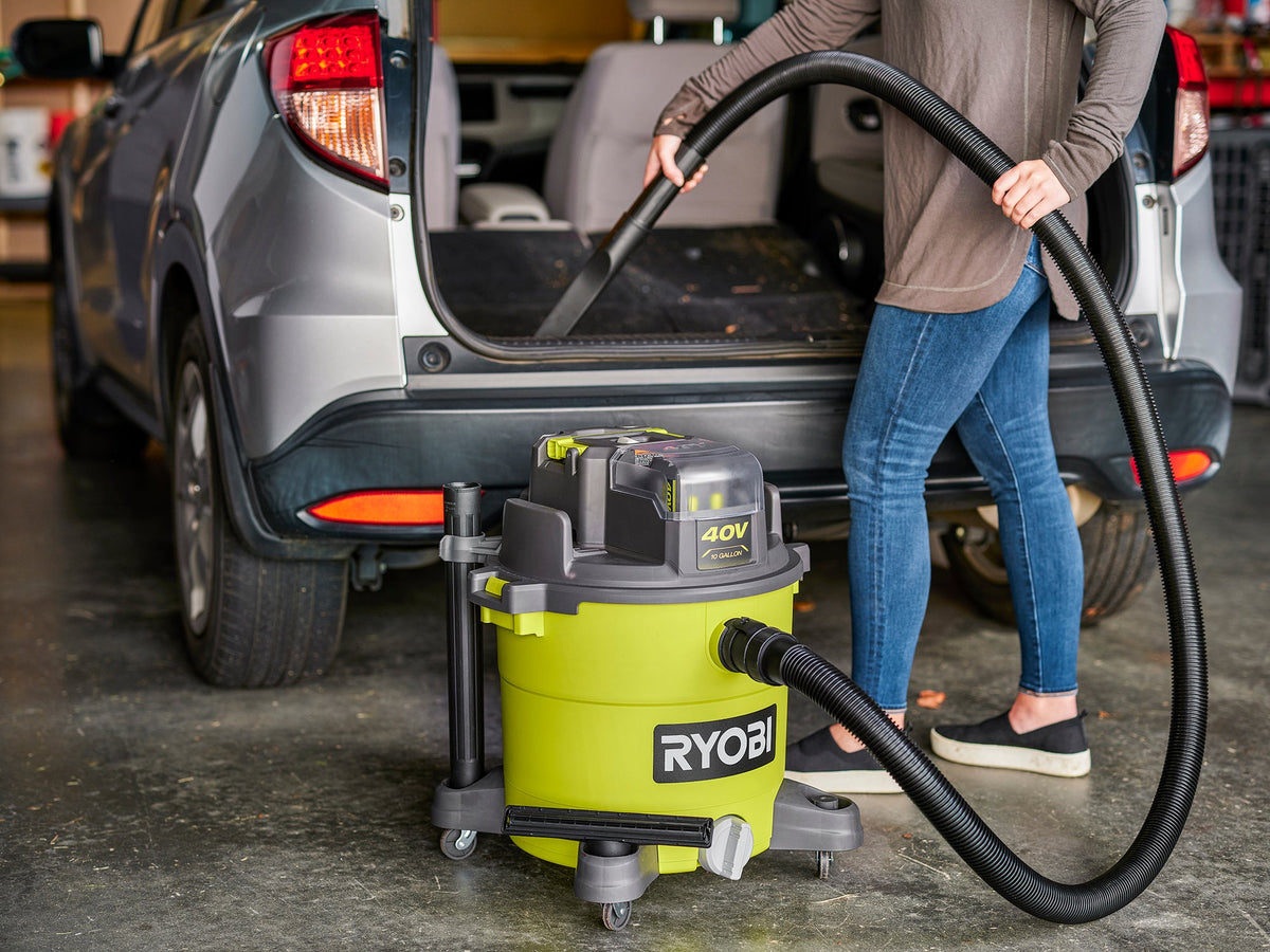 40V 10 GALLON WET/DRY VACUUM KIT | RYOBI