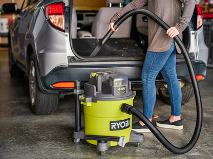 40V 10 GALLON WET/DRY VACUUM KIT | RYOBI