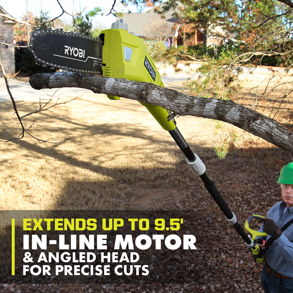 40V 10″ POLE SAW KIT | RYOBI