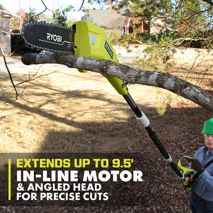 40V 10″ POLE SAW KIT | RYOBI