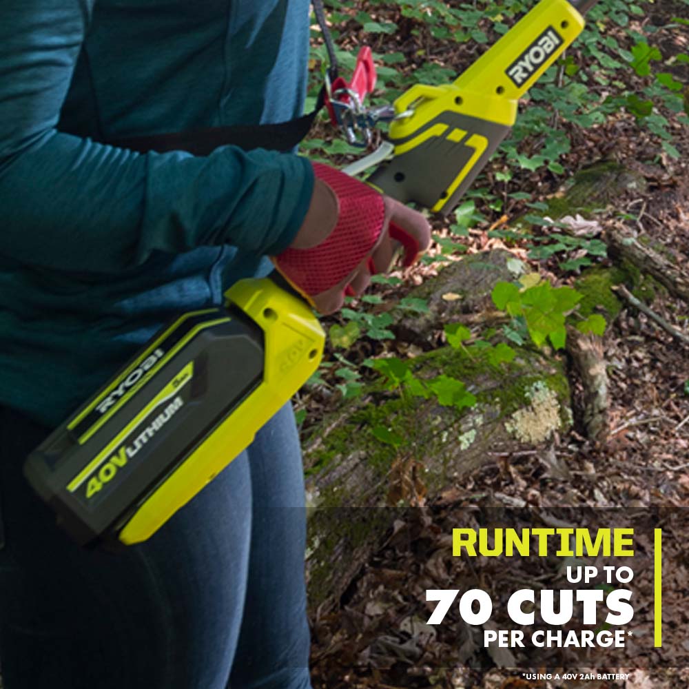 40V 10″ POLE SAW KIT | RYOBI
