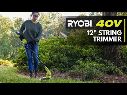 40V 12″ STRING TRIMMER | RYOBI