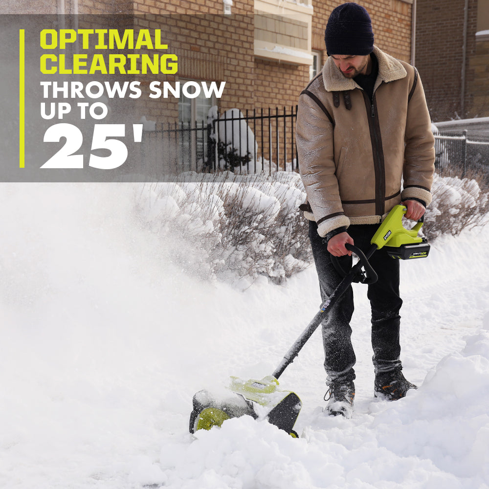 40V 12″ WHEELED SNOW SHOVEL | RYOBI