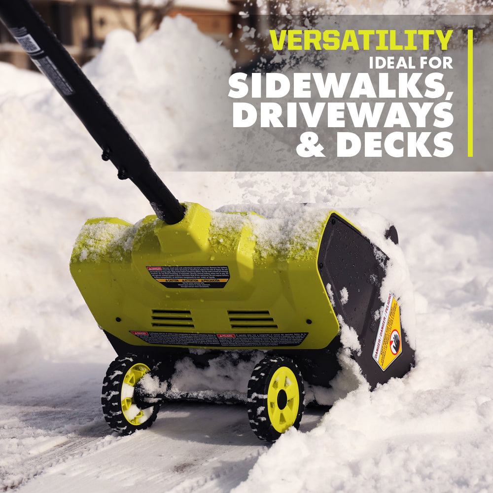 40V 12″ WHEELED SNOW SHOVEL | RYOBI