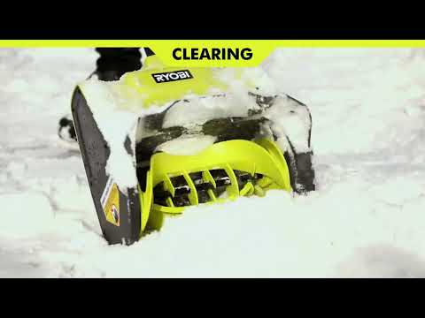 40V 12″ WHEELED SNOW SHOVEL KIT | RYOBI