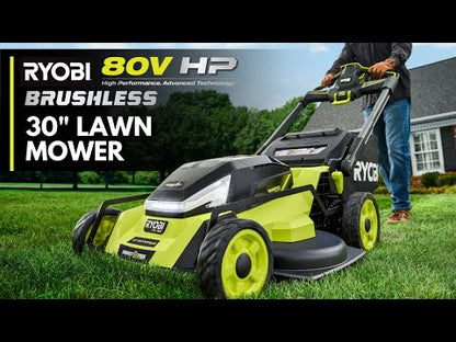 80V HP BRUSHLESS 30″ SELF-PROPELLED MULTI-BLADE MOWER KIT | RYOBI