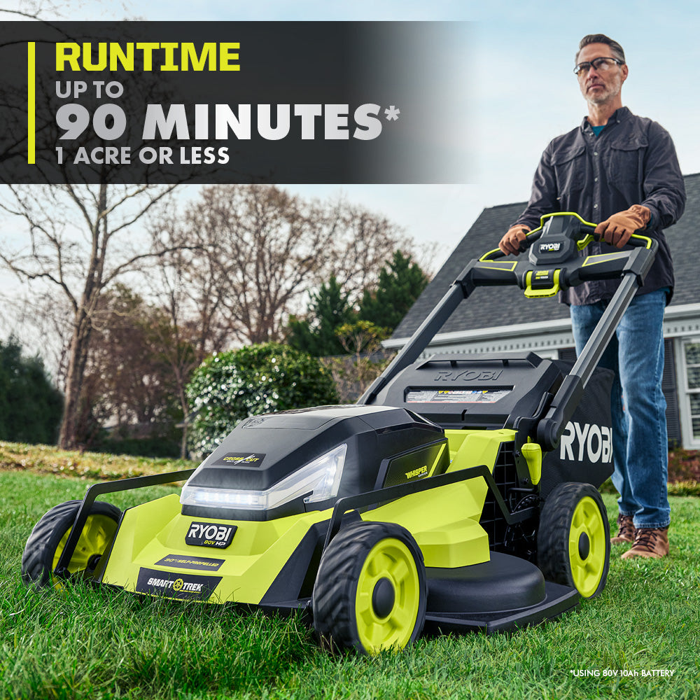 80V HP BRUSHLESS 30″ SELF-PROPELLED MULTI-BLADE MOWER KIT | RYOBI