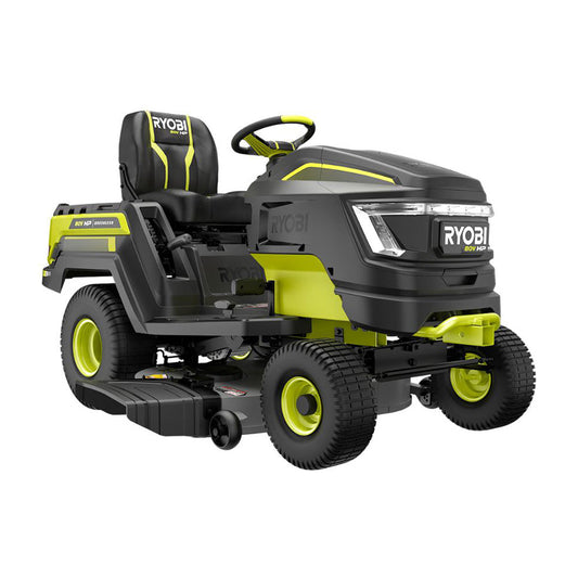 80V HP BRUSHLESS 42″ BATTERY CORDLESS ELECTRIC RIDING LAWN TRACTOR KIT | RYOBI