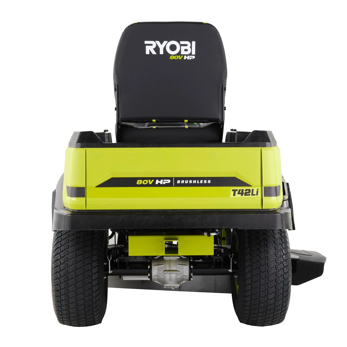 80V HP BRUSHLESS 42″ BATTERY CORDLESS ELECTRIC RIDING LAWN TRACTOR KIT | RYOBI