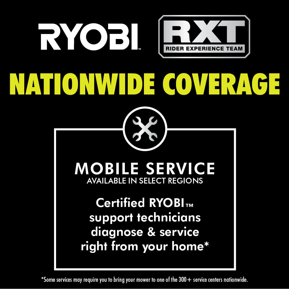 80V HP BRUSHLESS 42″ BATTERY CORDLESS ELECTRIC RIDING LAWN TRACTOR KIT | RYOBI