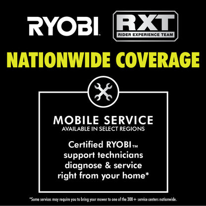 80V HP BRUSHLESS 42″ BATTERY CORDLESS ELECTRIC RIDING LAWN TRACTOR KIT | RYOBI