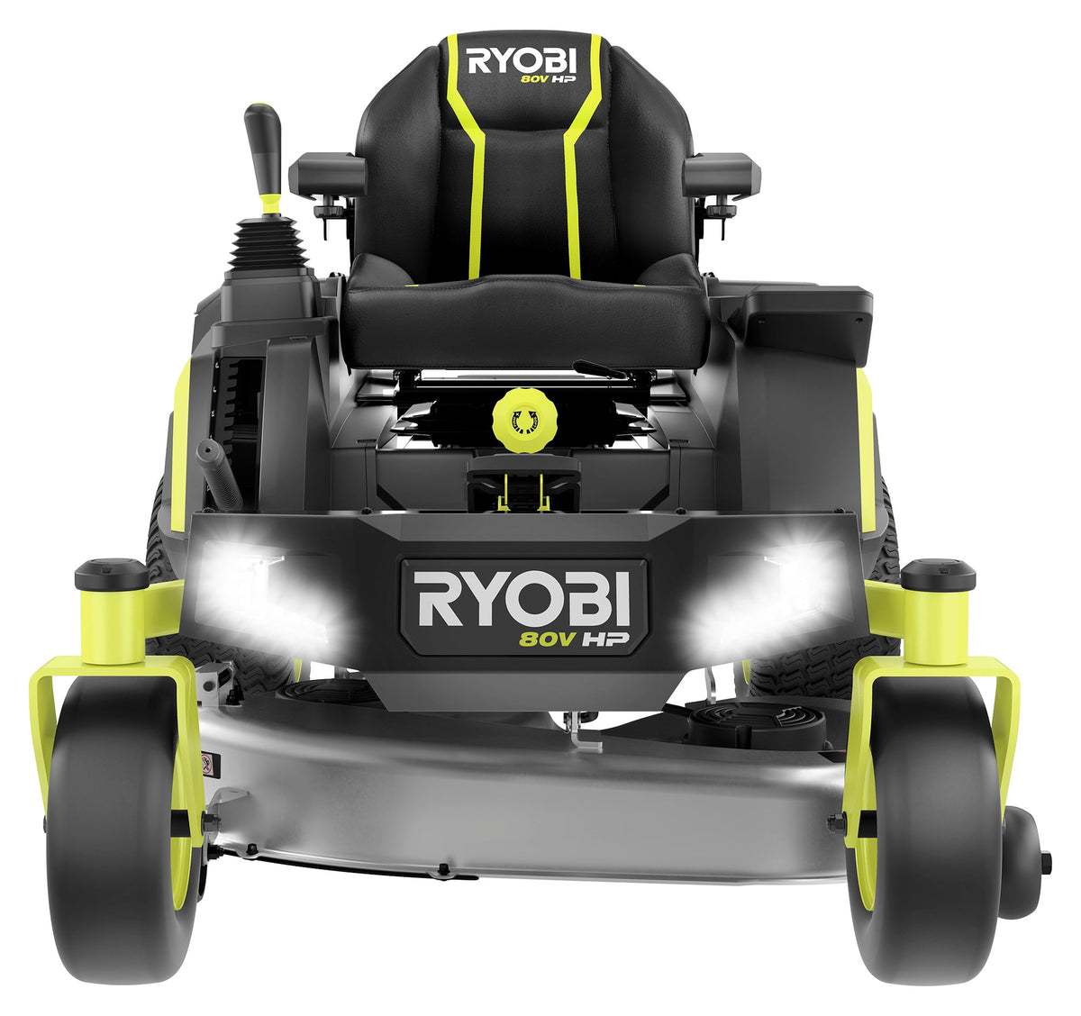 80V HP BRUSHLESS 42″ LITHIUM ELECTRIC ZERO TURN RIDING MOWER KIT | RYOBI