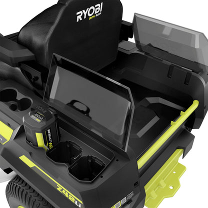 80V HP BRUSHLESS 42″ LITHIUM ELECTRIC ZERO TURN RIDING MOWER KIT | RYOBI