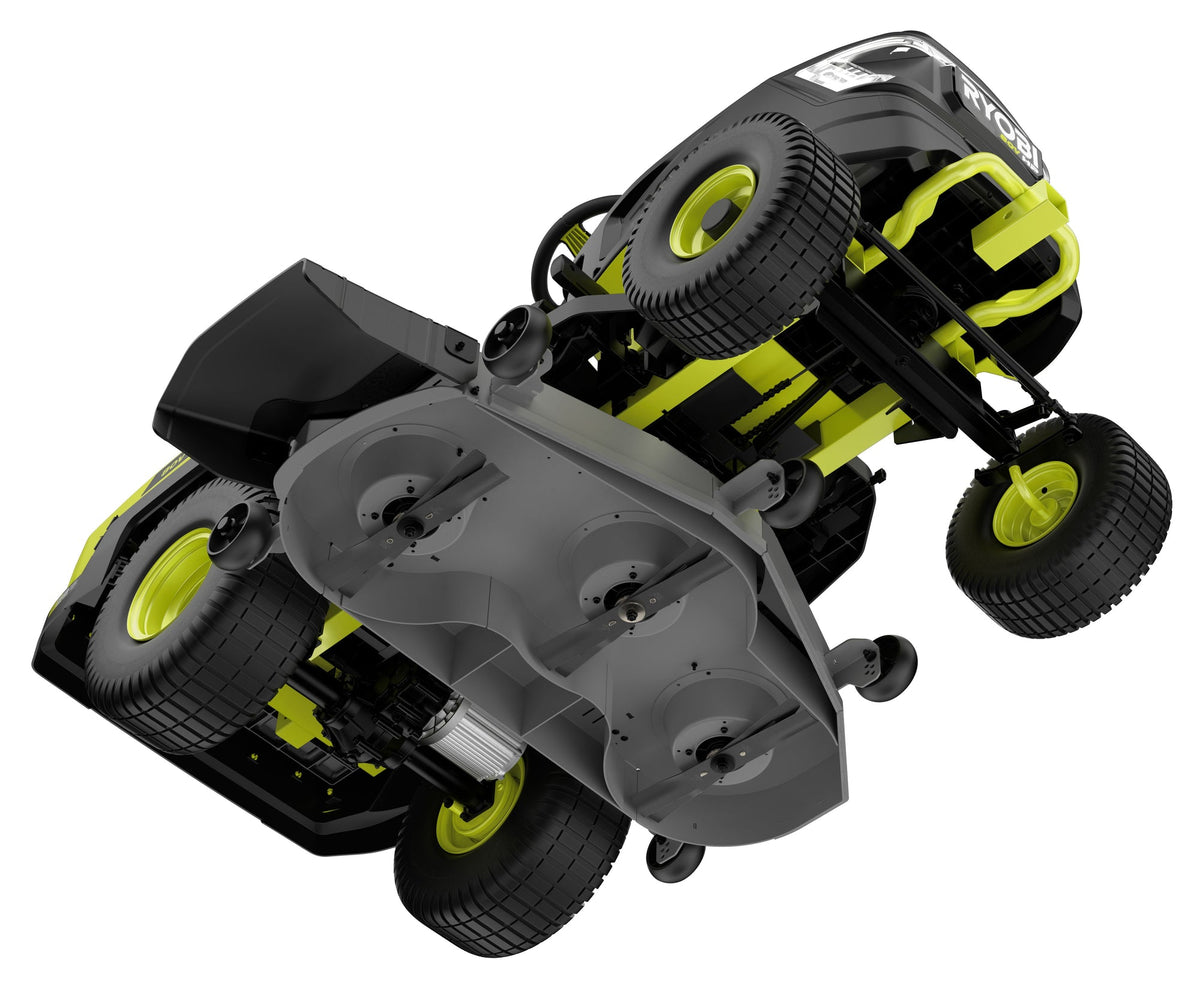 80V HP BRUSHLESS 46″ BATTERY CORDLESS ELECTRIC RIDING LAWN TRACTOR KIT | RYOBI
