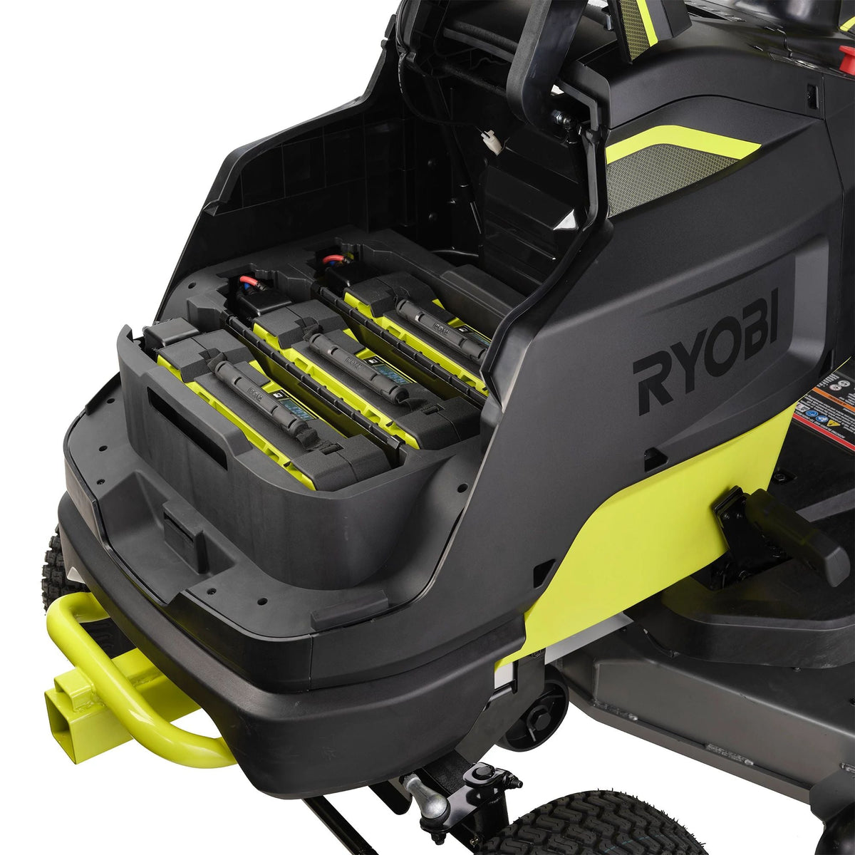 80V HP BRUSHLESS 46″ BATTERY CORDLESS ELECTRIC RIDING LAWN TRACTOR KIT | RYOBI