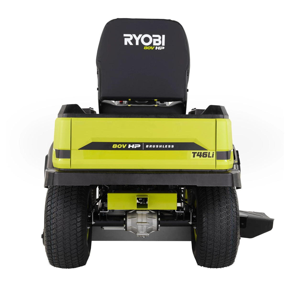 80V HP BRUSHLESS 46″ BATTERY CORDLESS ELECTRIC RIDING LAWN TRACTOR KIT | RYOBI