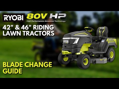 80V HP BRUSHLESS 46″ BATTERY CORDLESS ELECTRIC RIDING LAWN TRACTOR KIT | RYOBI