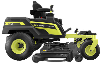 80V HP BRUSHLESS 54″ LITHIUM ELECTRIC ZERO TURN RIDING MOWER KIT | RYOBI
