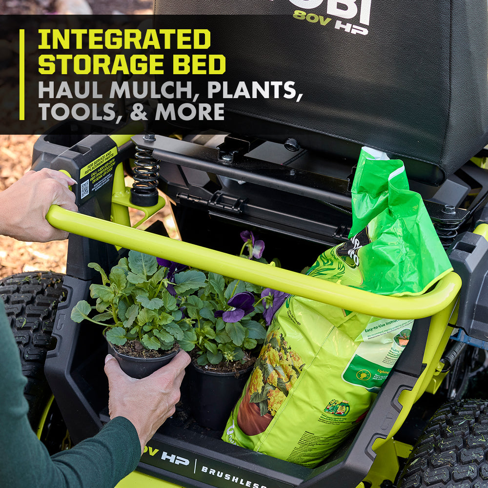 R1 80V HP BRUSHLESS 30?? RIDING LAWN MOWER KIT | RYOBI