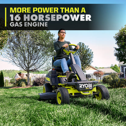 R1 80V HP BRUSHLESS 30?? RIDING LAWN MOWER KIT | RYOBI