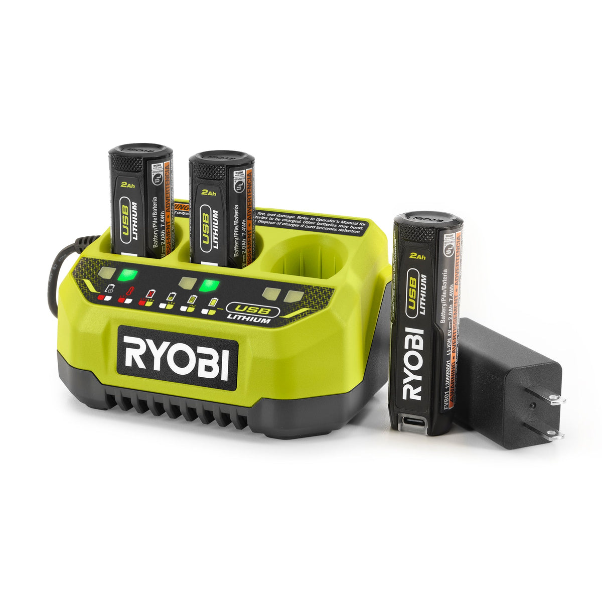 USB LITHIUM 3-PORT CHARGER | RYOBI