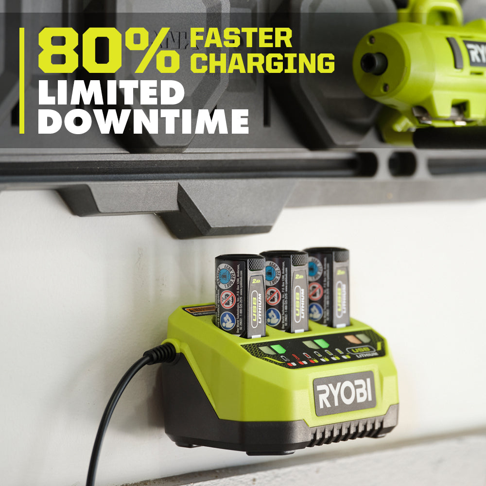 USB LITHIUM 3-PORT CHARGER | RYOBI