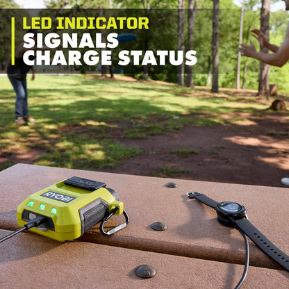 USB LITHIUM 3-PORT CHARGER & POWER SOURCE | RYOBI
