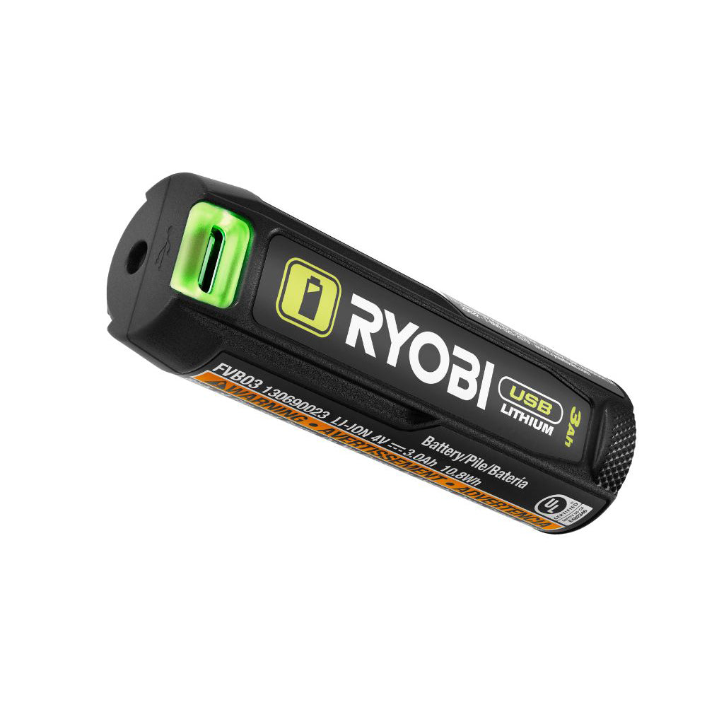 USB LITHIUM 3AH LITHIUM RECHARGEABLE BATTERY | RYOBI