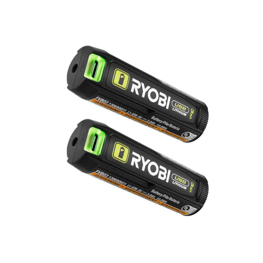 USB LITHIUM 3AH LITHIUM RECHARGEABLE BATTERY (2-PACK) | RYOBI
