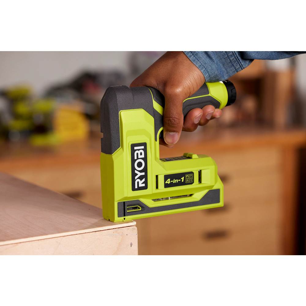 USB LITHIUM 4-IN-1 CRAFT STAPLER/NAILER KIT | RYOBI