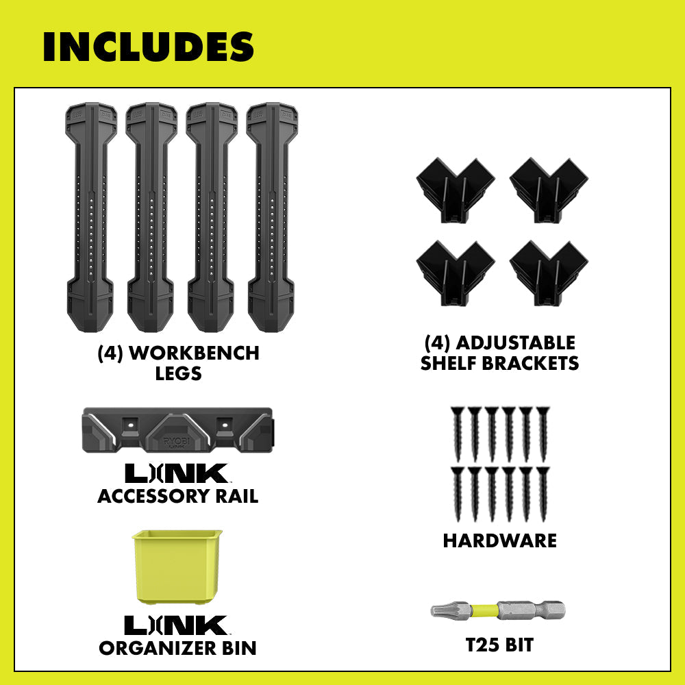 FRAMEWORK CUSTOMIZABLE WORKBENCH KIT | RYOBI