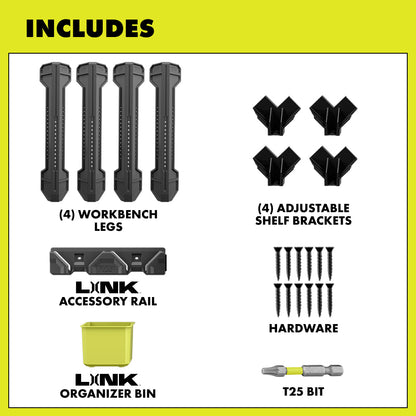 FRAMEWORK CUSTOMIZABLE WORKBENCH KIT | RYOBI