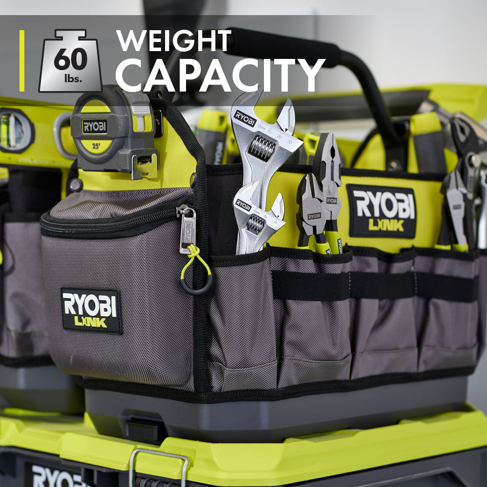 LINK 17″ OPEN TOOL TOTE | RYOBI