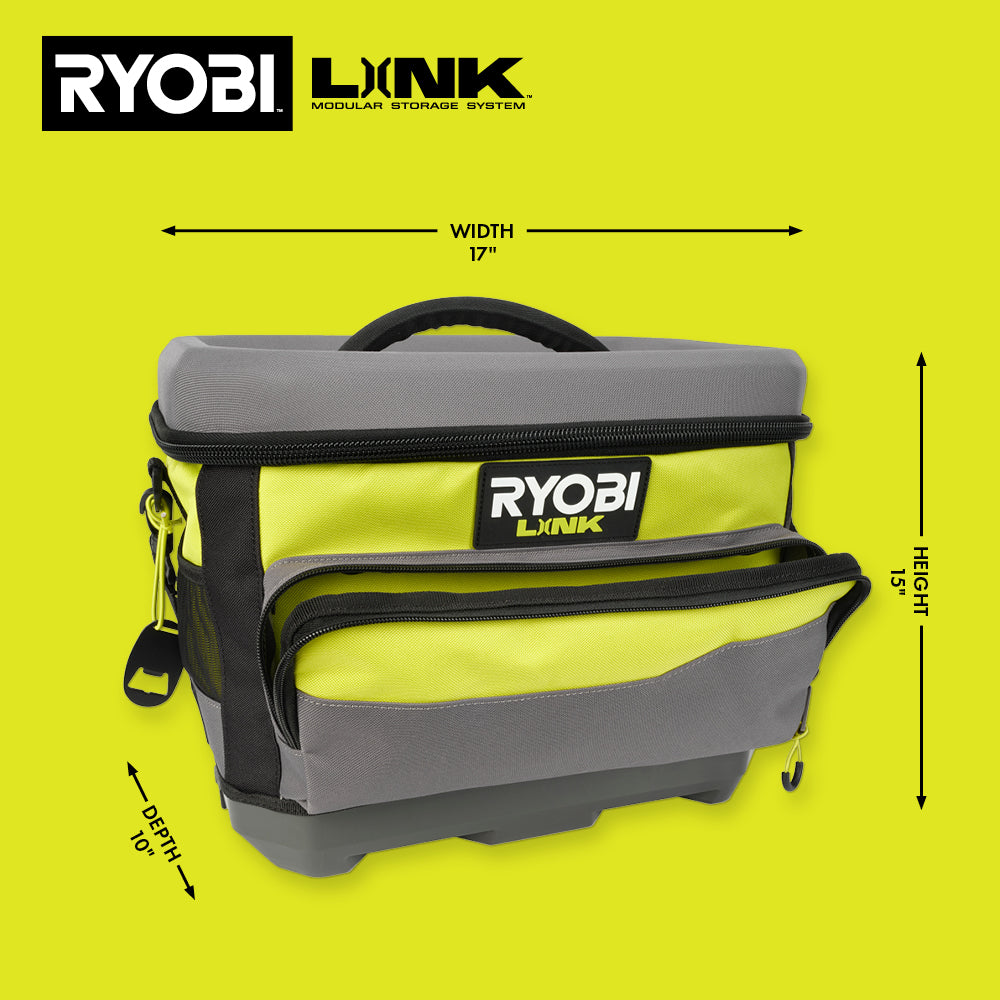 LINK 17″ SOFT SIDED COOLER | RYOBI