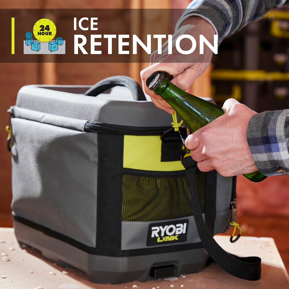 LINK 17″ SOFT SIDED COOLER | RYOBI