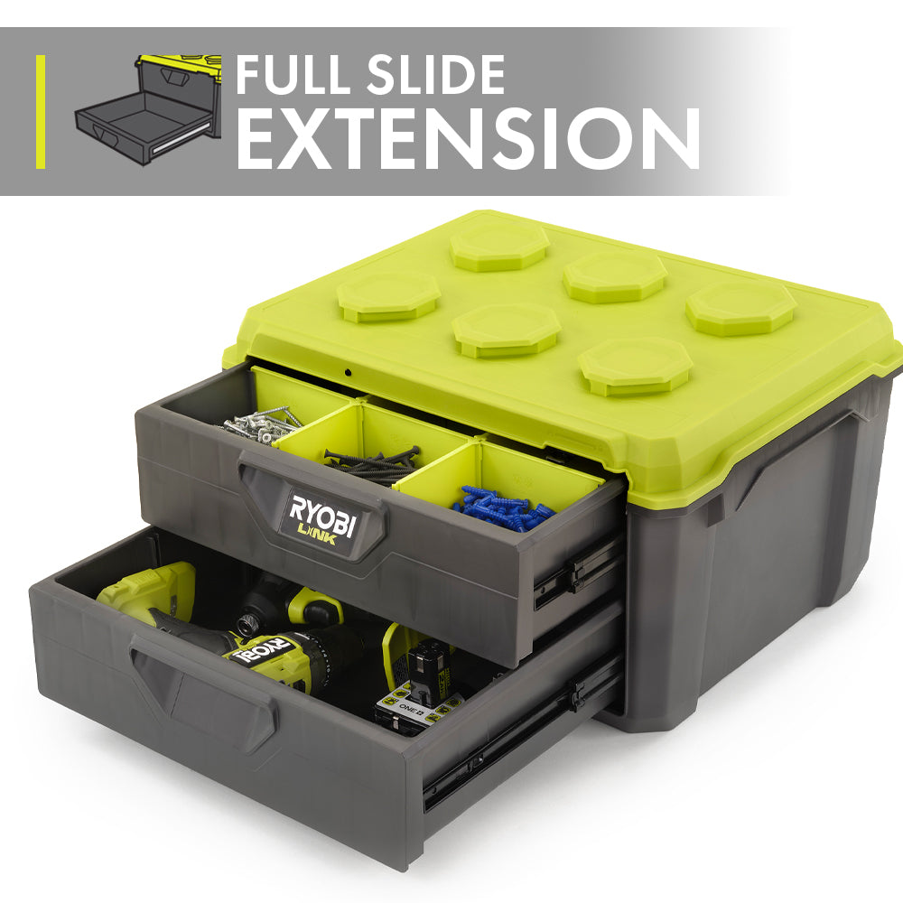 LINK 2-DRAWER TOOL BOX | RYOBI