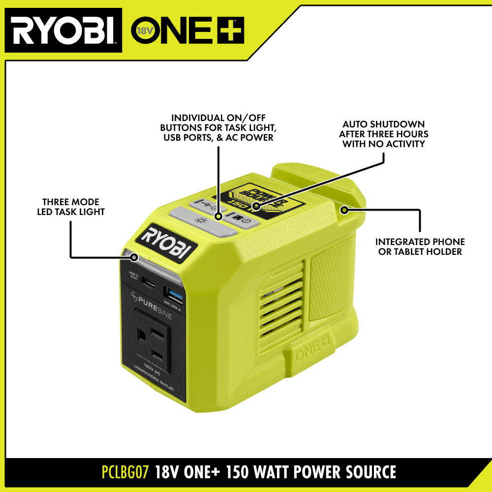 18V ONE+ 150W POWER SOURCE | RYOBI