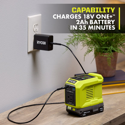 18V ONE+ 200W POWER SOURCE/CHARGER KIT | RYOBI