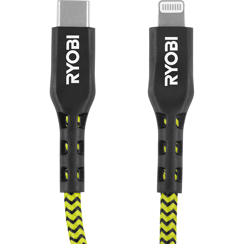10′ USB-C TO LIGHTNING CABLE | RYOBI