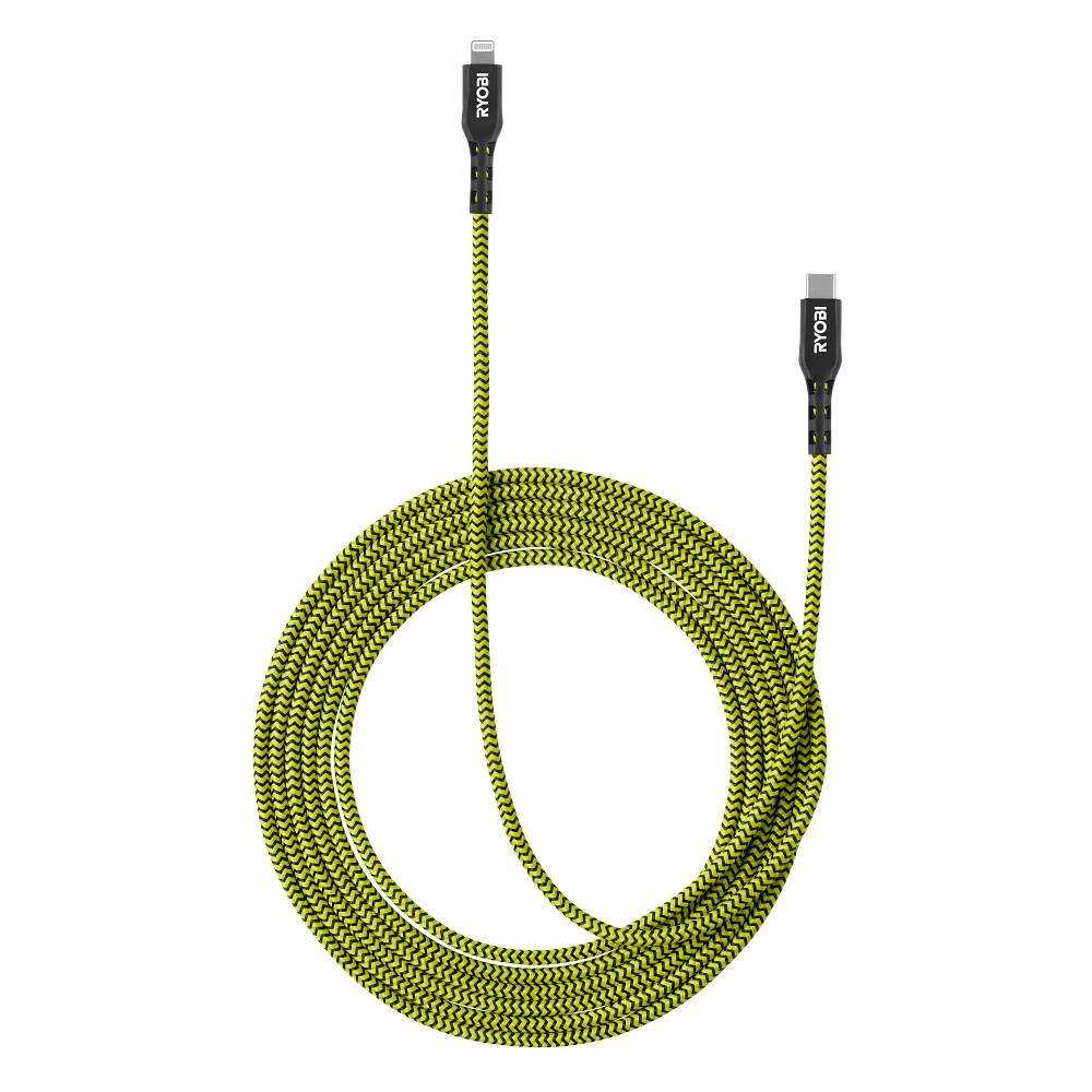 10′ USB-C TO LIGHTNING CABLE | RYOBI