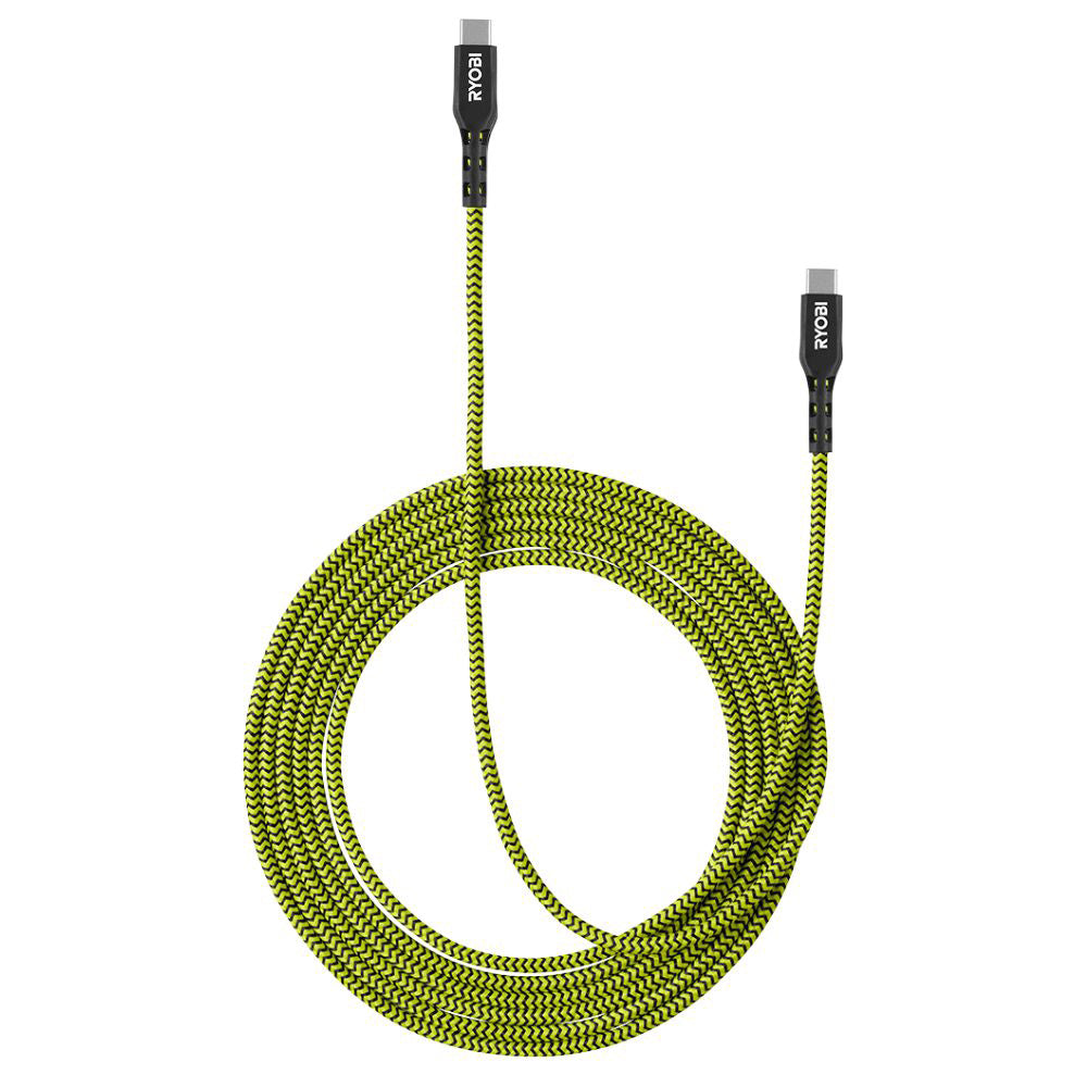 10′ USB-C TO USB-C CABLE | RYOBI