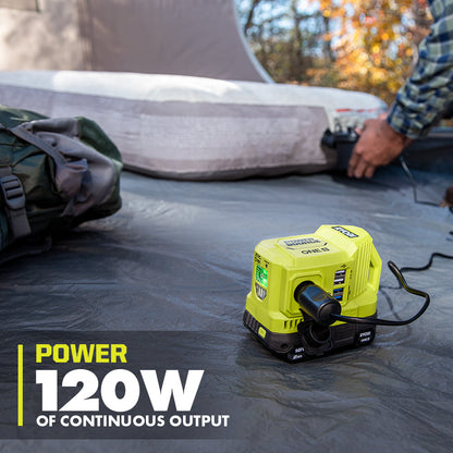 18V ONE+ 120-WATT POWER SOURCE WITH 12V OUTPUT | RYOBI